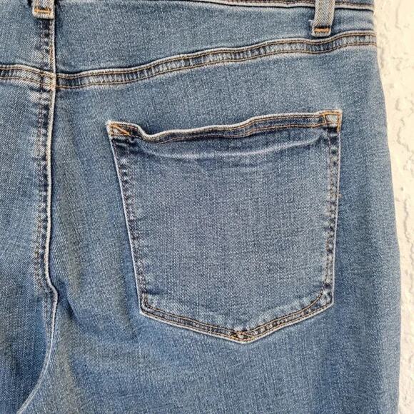 Talbots Everyday Relaxed Ankle Jeans Blue Denim Women Size 10 High Waist - Picture 9 of 13